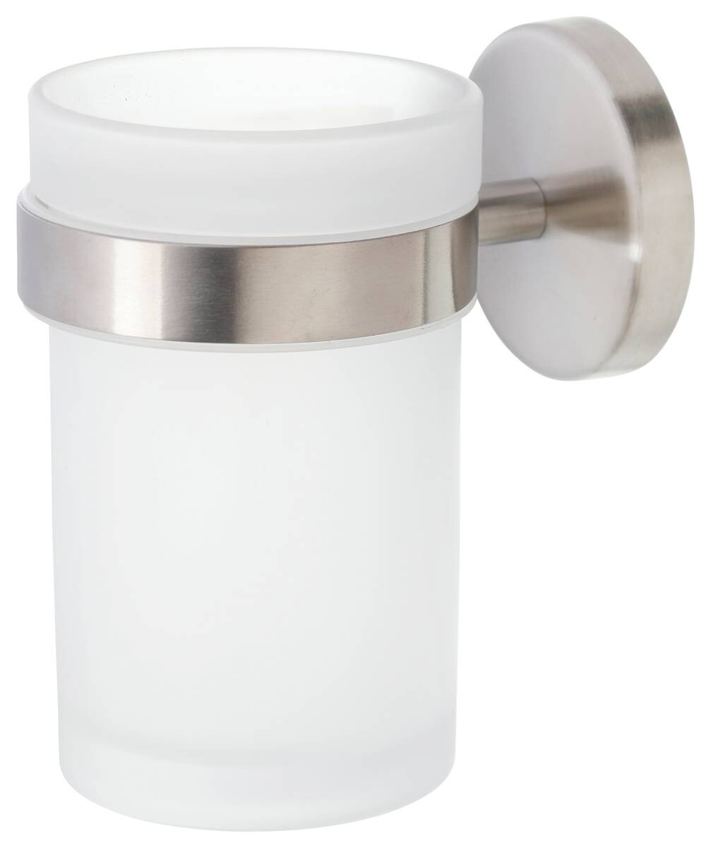 POCOline Zahnputzbecher Milano weiß Kunststoff D: ca. 7 cm