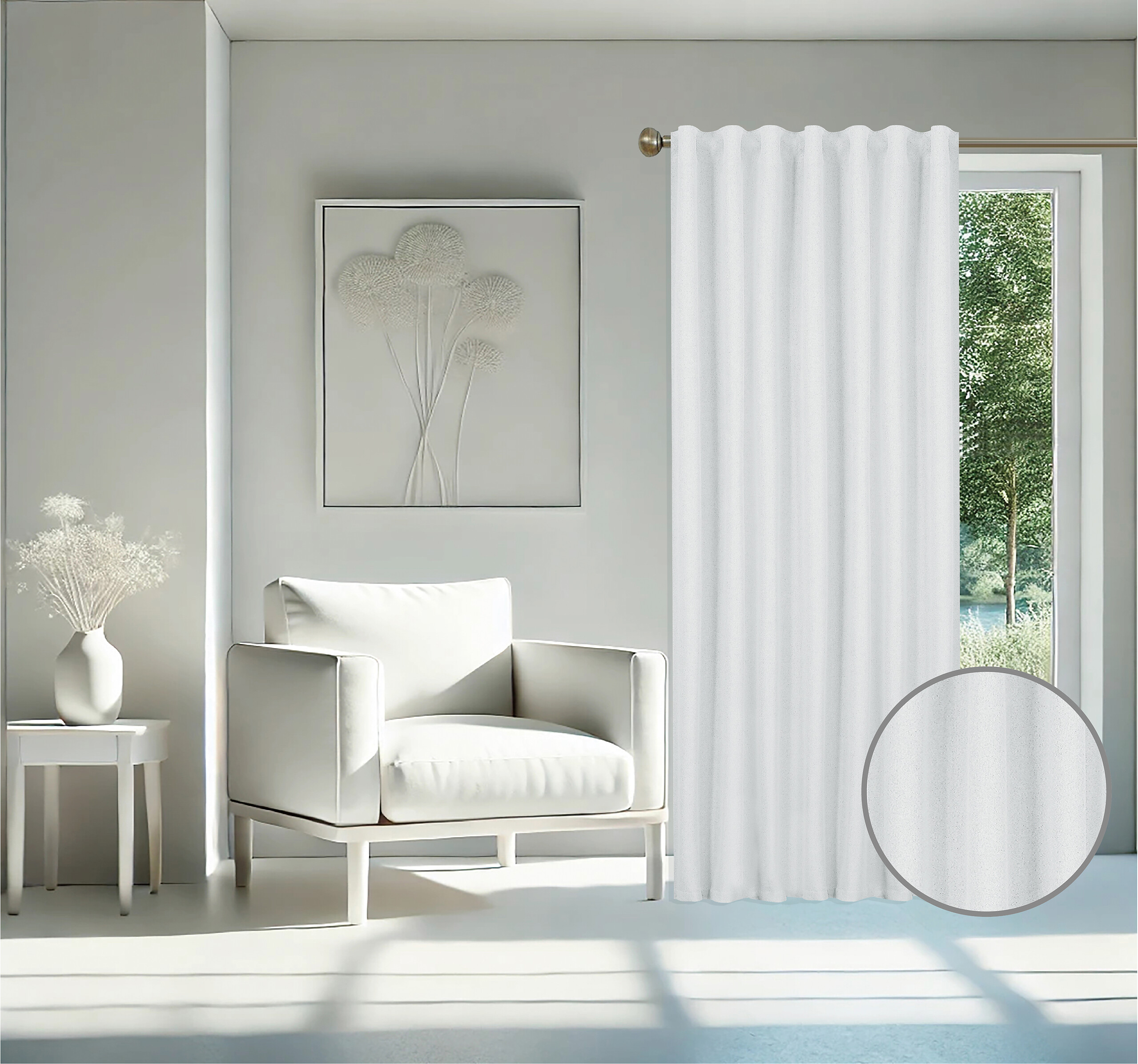 home Topline Verdunklungsvorhang Noah beige B/L: ca. 135x245 cm