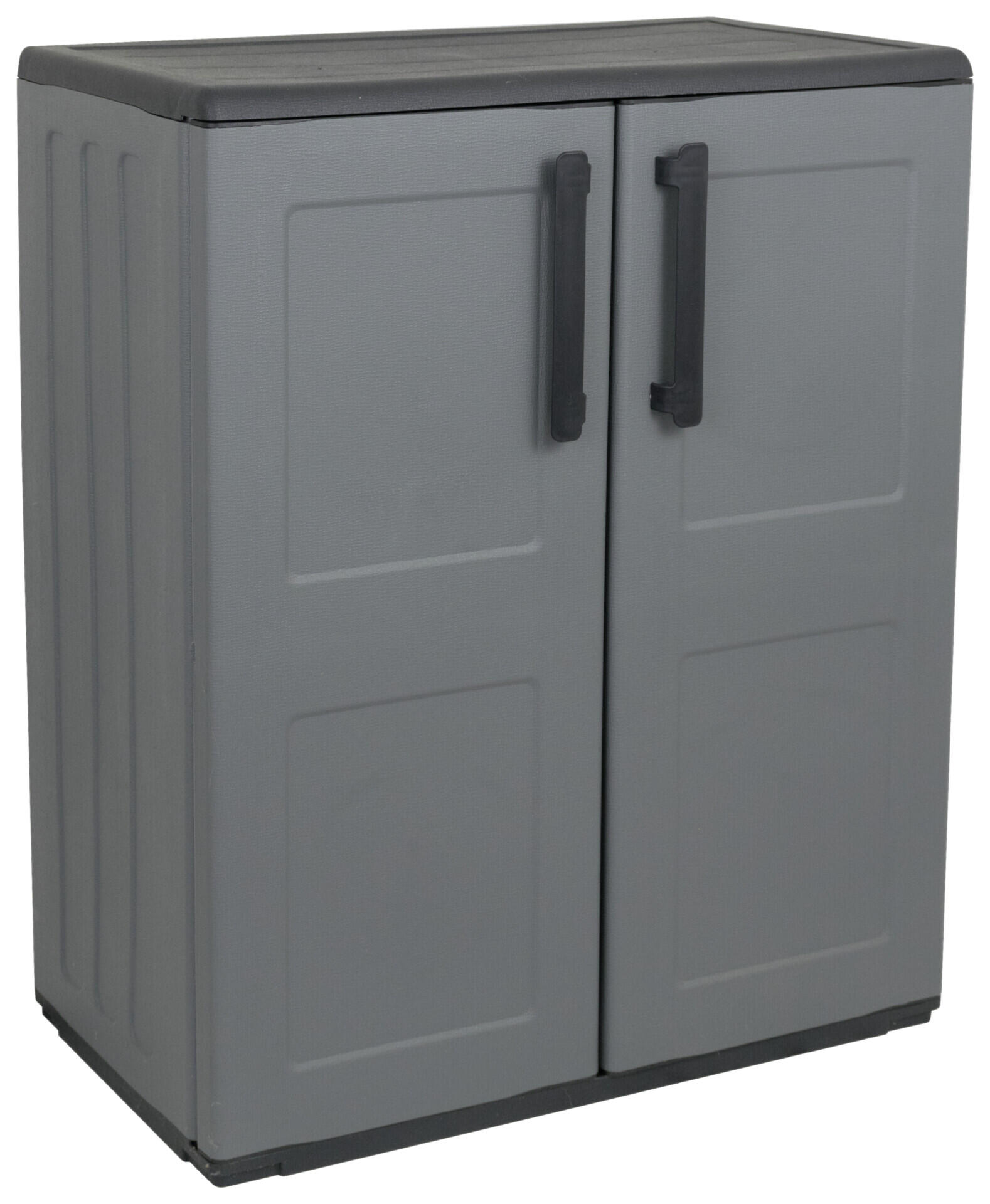 ArtPlast Kunststoffschrank Free niedrig grau Kunststoff B/H/T: ca. 68x84x37 cm