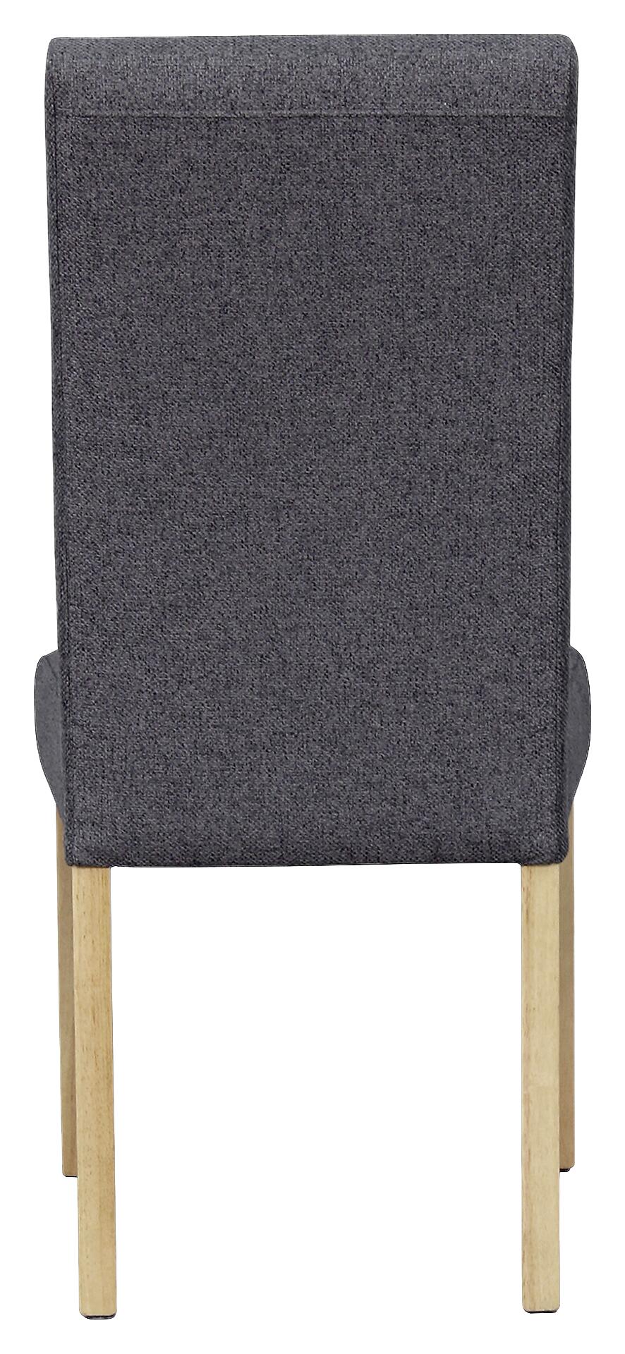 Stuhl ELIAS, 2er-Set dunkelgrau natur Stoff B/H/T: ca. 47x99,5x60 cm