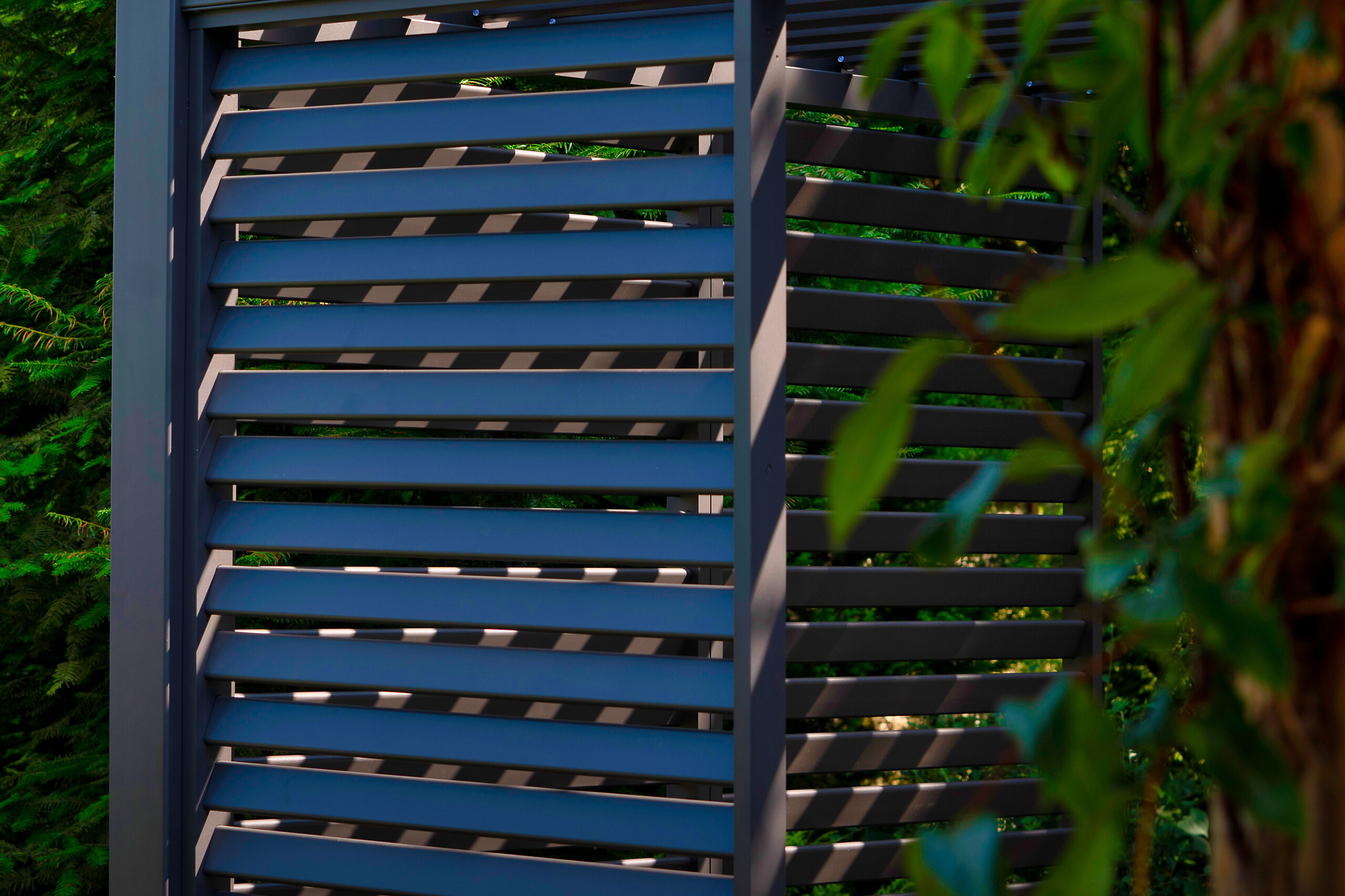 Mirador Seitenteil für Pergola anthrazit Aluminium B/H: ca. 93x240 cm