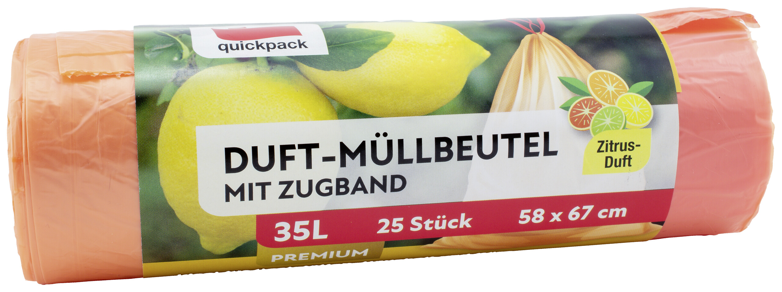 Quickpack Müllbeutel B/L: ca. 58x67 cm