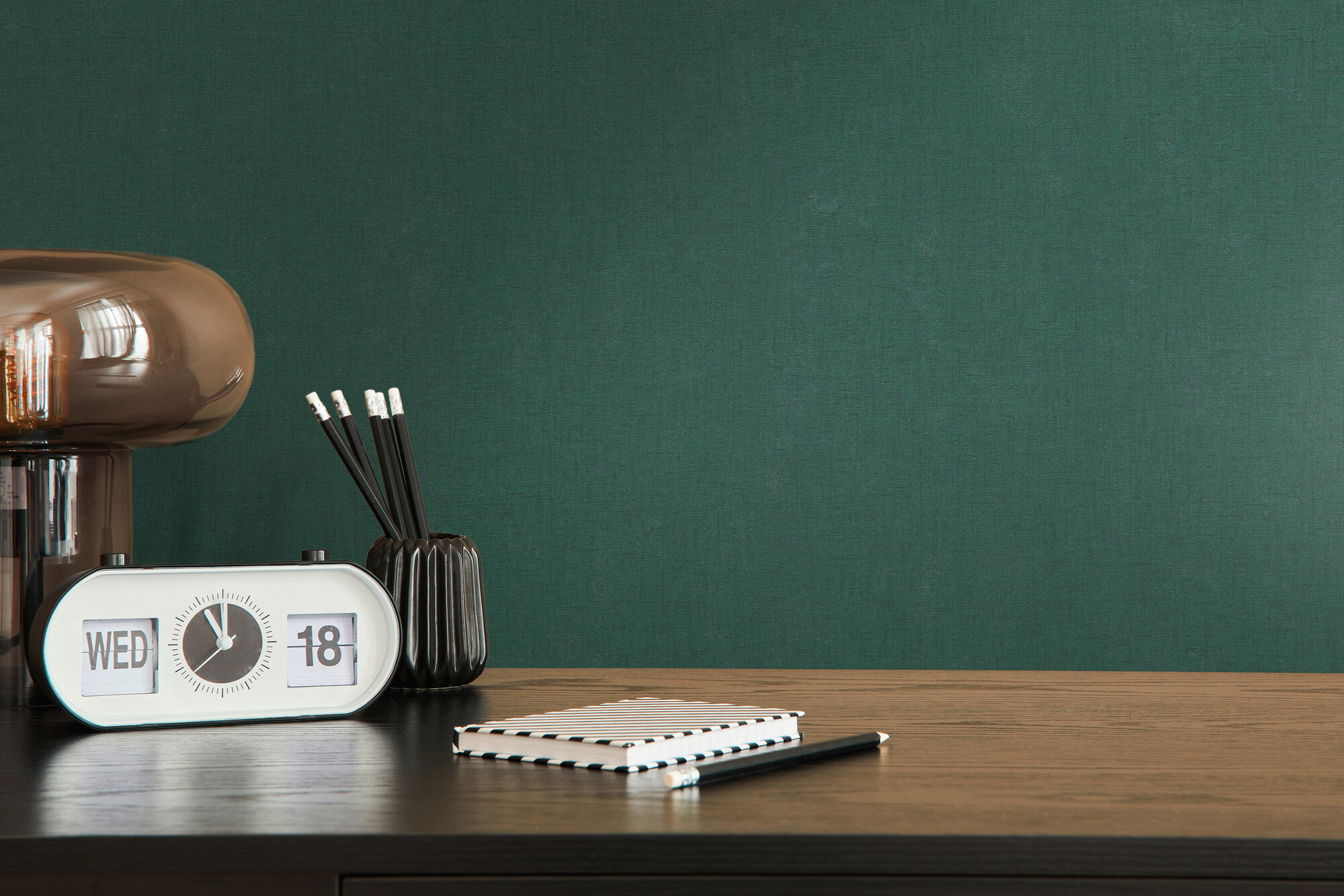 A.S.Creation Vliestapete dunkelgrün B/H/D: ca. 53x1005x8,7 cm