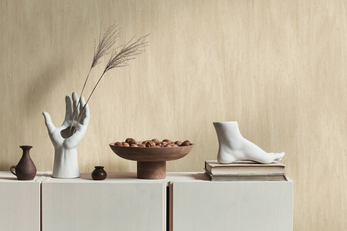 A.S.Creation Vliestapete beige B/H/D: ca. 53x1005x8,3 cm