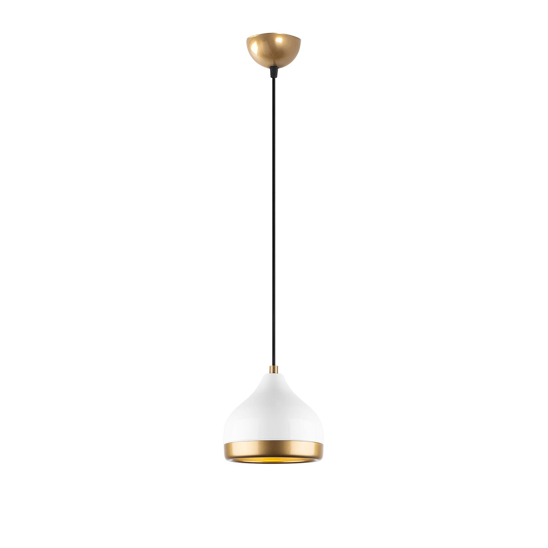 Opviq Pendelleuchte Yldo weiß B/H/T/L/D: ca. 17x112x17x17x17 cm E27 1 Brennstellen