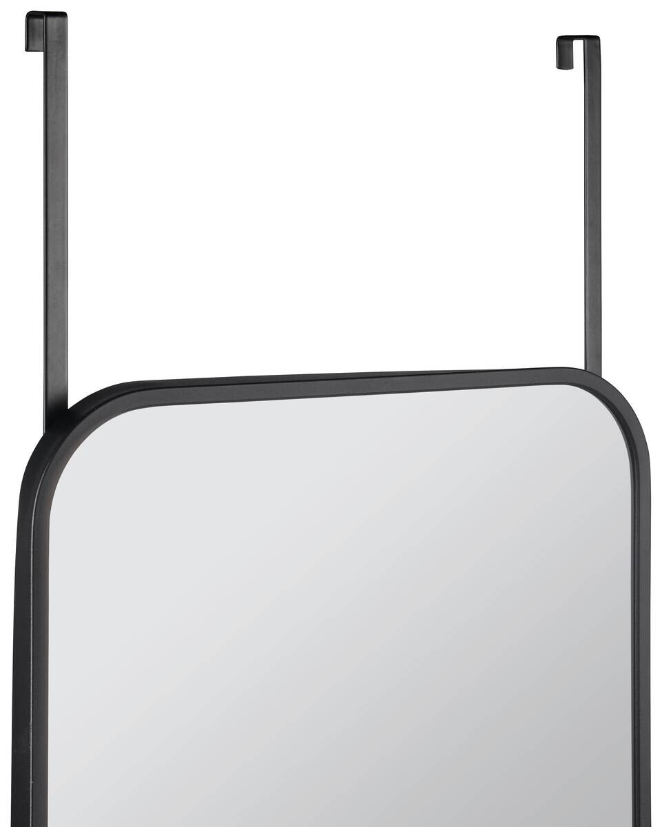 Türhängespiegel Beate schwarz Metall B/H: ca. 32x123 cm
