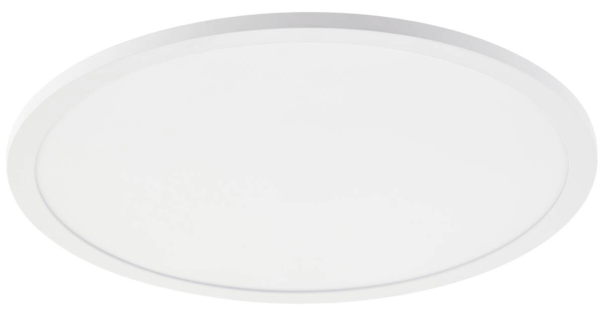 Brilliant LED-Deckenleuchte Briston weiß Metall Kunststoff B/H/L: ca. 43,5x7,5x44 cm