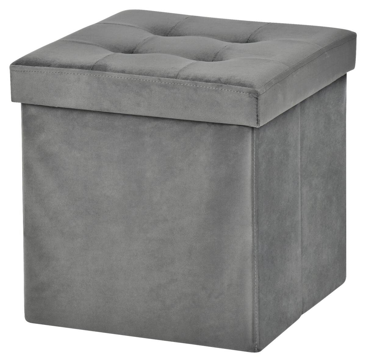 POCOline Sitzhocker grau B/H/L: ca. 38x38x38 cm POCOline Sitzhocker grau B/H/L: ca. 38x38x38 cm