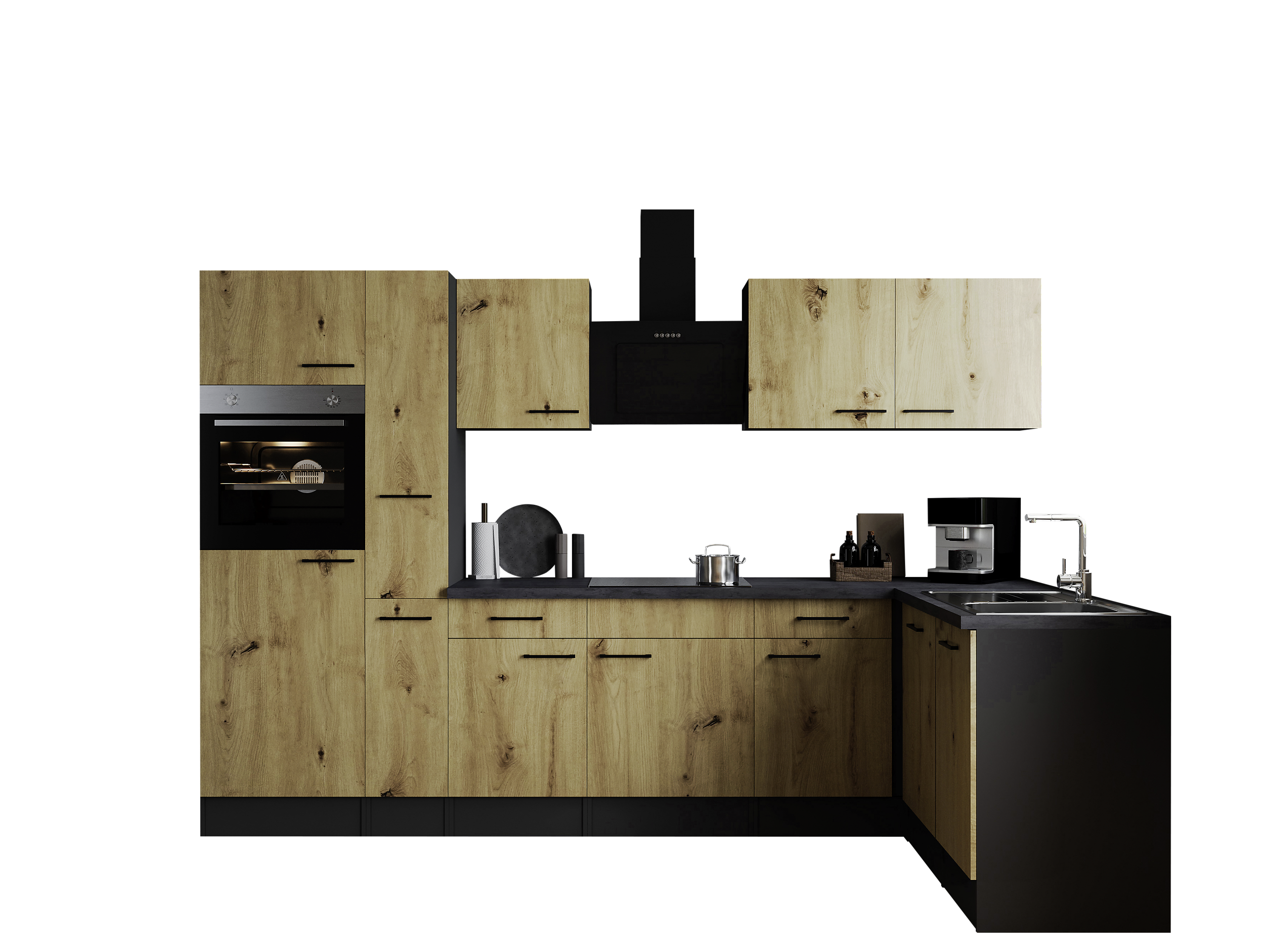 Winkelküche Oliver B/H/T: ca. 310x205x172 cm