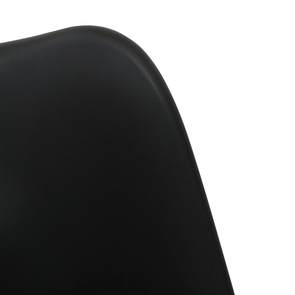 Stuhl Bela schwarz Kunststoff B/H/T: ca. 48x83,5x57 cm