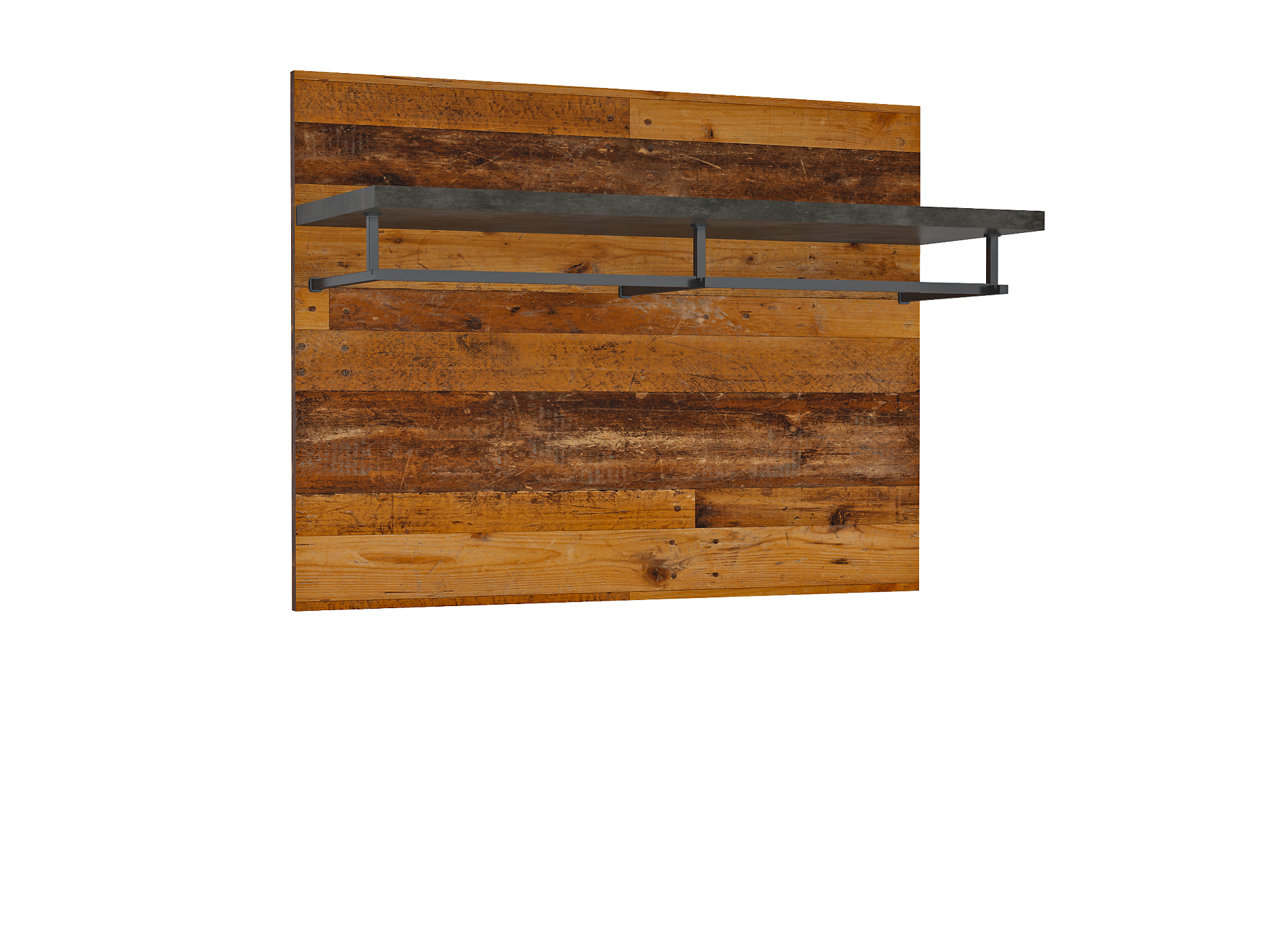 Garderobenpaneel Perugia Old Wood Nachbildung Fresko Nachbildung B/H/T: ca. 80x60x30 cm