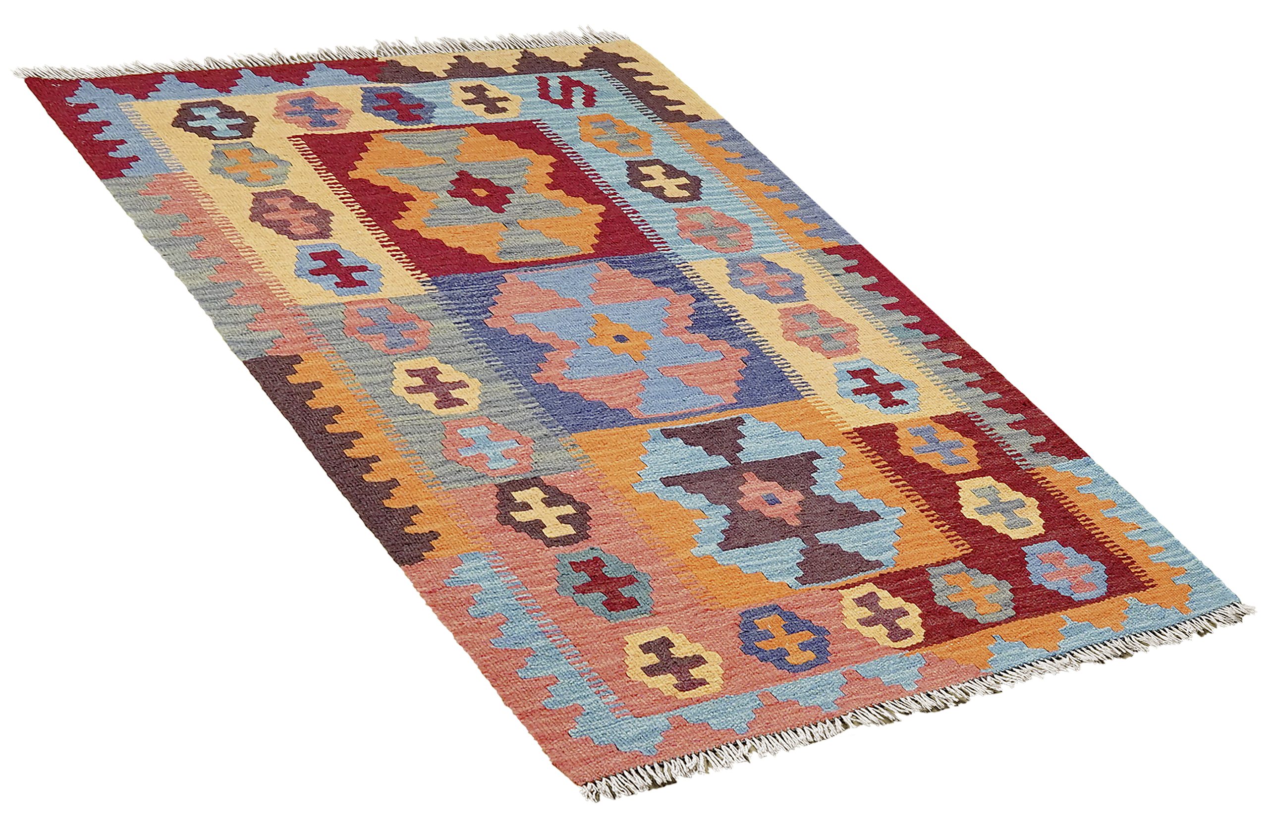 PersaTepp Teppich Kelim Gashgai bunt B/H/L: ca. 84x1x129 cm PersaTepp Teppich Kelim Gashgai bunt B/H/L: ca. 84x1x129 cm