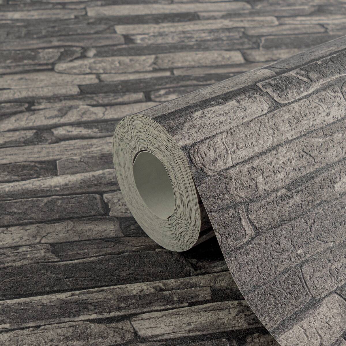 A.S.Creation Vliestapete schwarz B/H/D: ca. 53x1005x9 cm