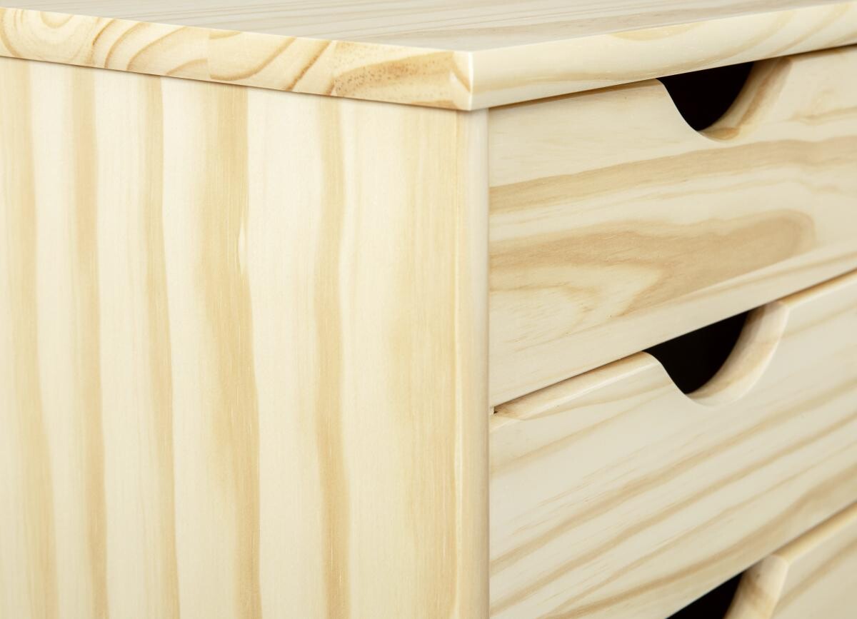 Rollcontainer Nils natur B/H/T: ca. 35x65x40 cm