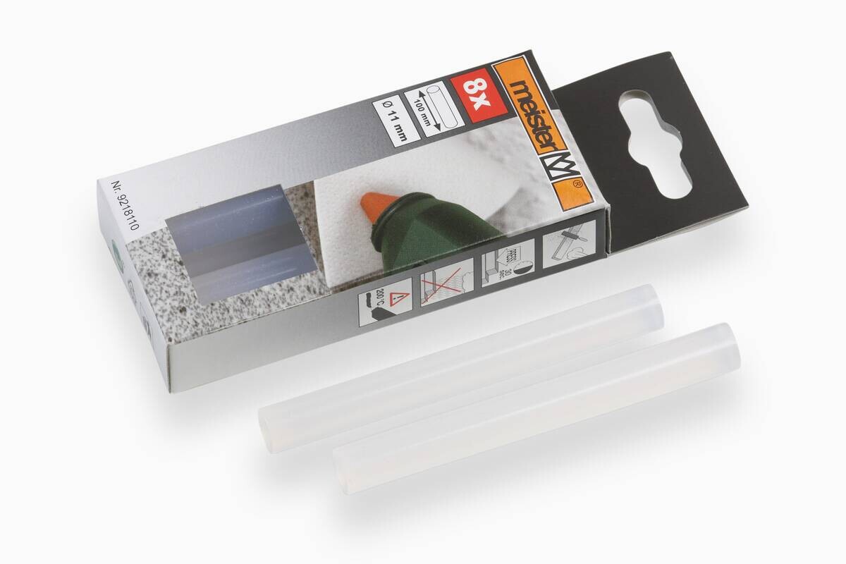 Meister Heißklebestift L/D: ca. 10x1,1 cm 8 tlg.