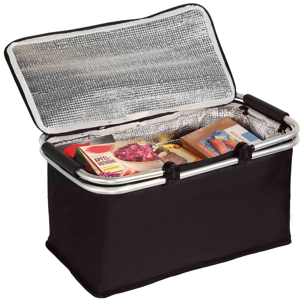 Kesper Einkaufskorb schwarz B/H/L: ca. 29x50x255 cm