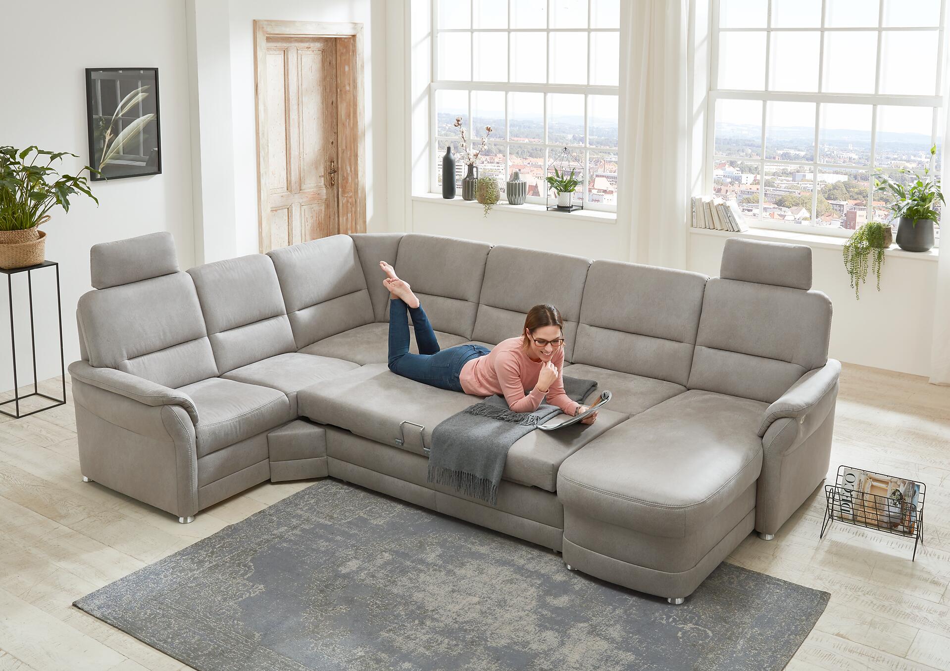 Wohnlandschaft Topasplan Q+ B/T: ca. 228x160 cm