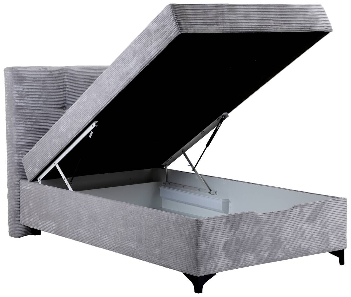 Boxbett Gifa grau B/H/T: ca. 127x122x213 cm