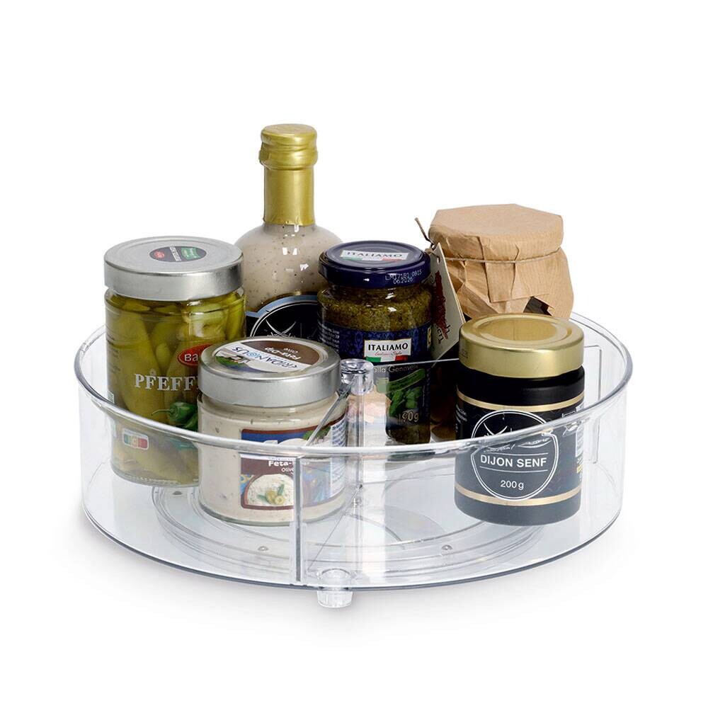 Zeller Dreh-Organizer transparent Kunststoff B/H/L: ca. 27x8,5x27 cm