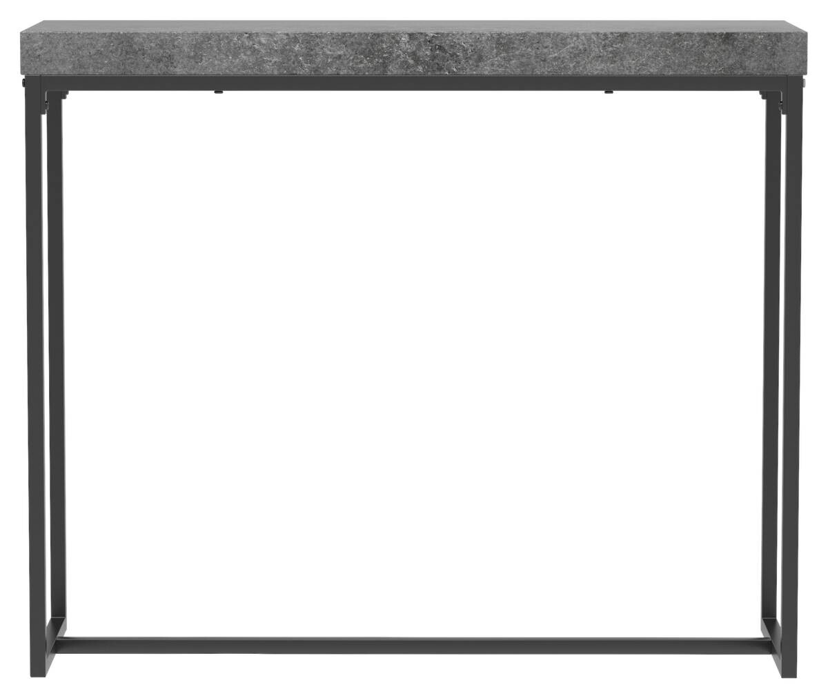 Konsole Birte dunkelgrau Beton Optik schwarz B/H/T: ca. 90x75x30 cm