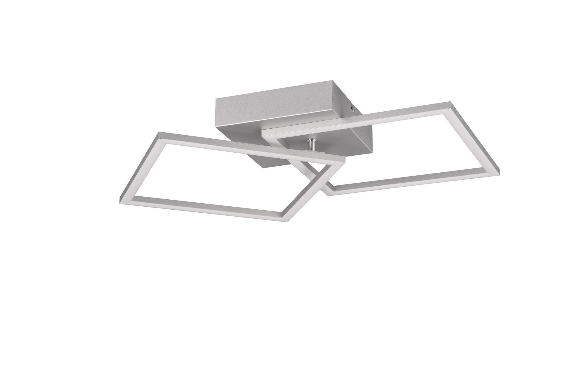 Reality LED-Deckenleuchte Trail titanfarbig Metall B/H/T: ca. 60x7x35 cm 1 Brennstellen