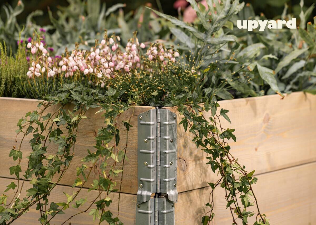 UPYARD Hochbeet INDUSTRIAL grau Holz B/L: ca. 80x120 cm