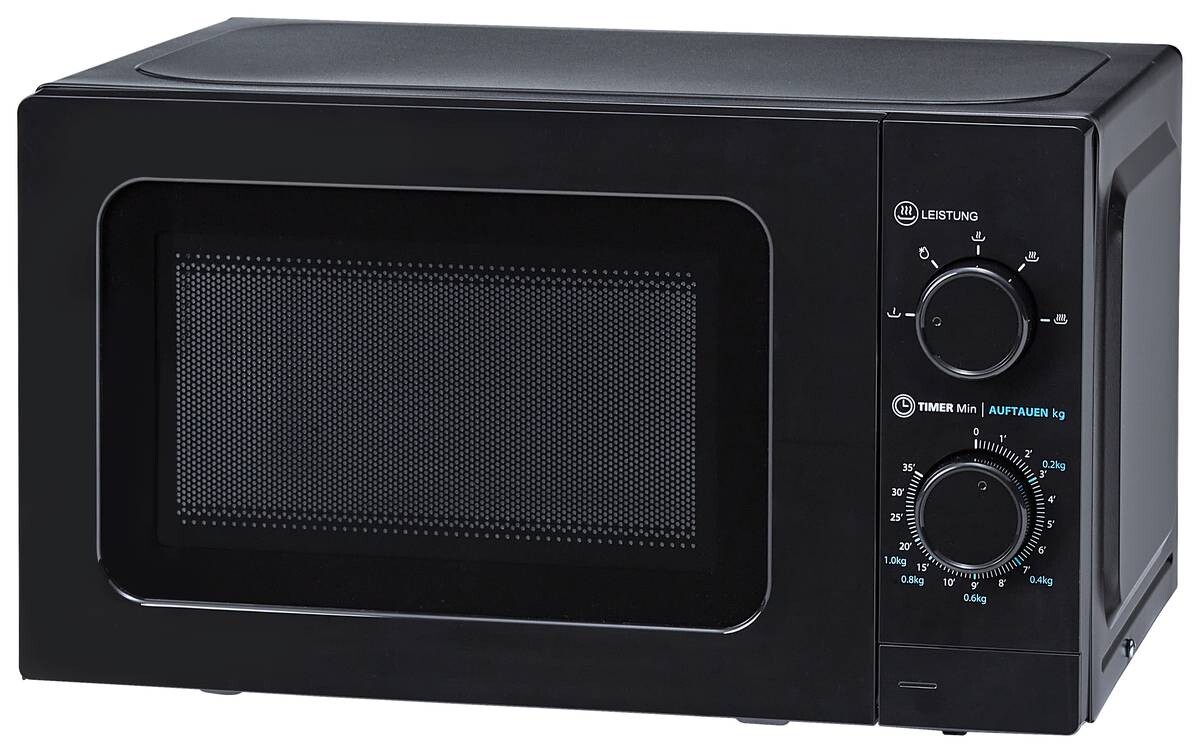 POCOline Mikrowelle MM720C2GX-PM schwarz Metall B/H/T: ca. 44x26x33 cm ca. 20 l