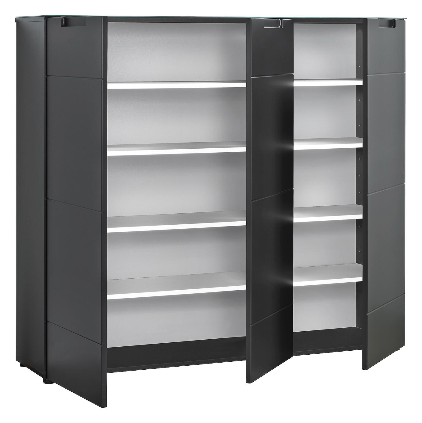 Kommode Mailand 13 anthrazit B/H/T: ca. 135x120x34 cm