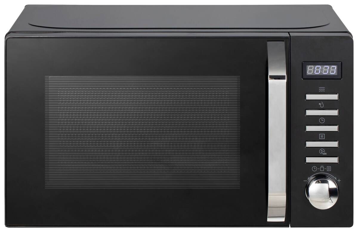 POCOline Mikrowelle AM820C2MT-PM schwarz Metall B/H/T: ca. 44x26x36 cm ca. 20 l