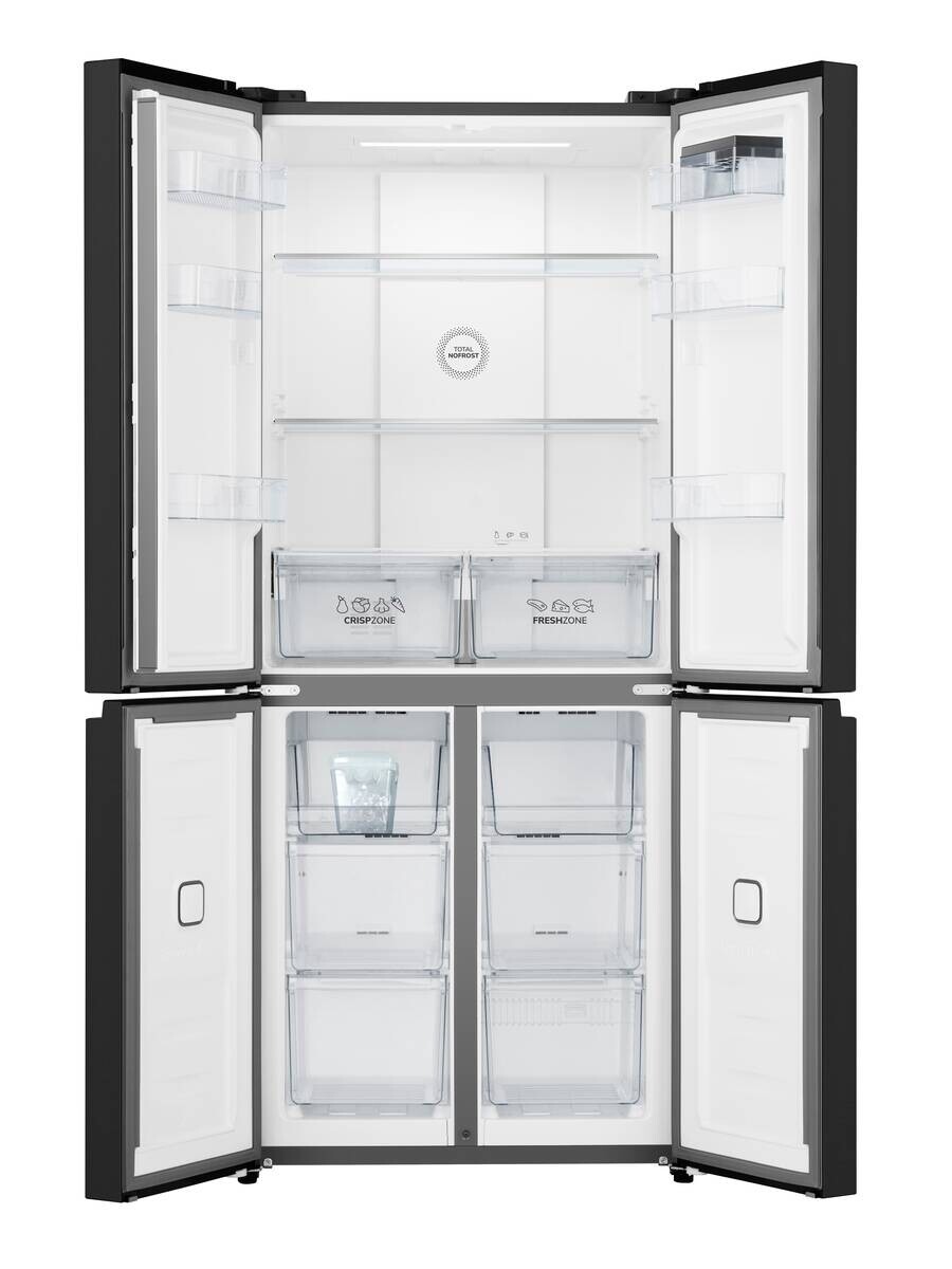 Gorenje Cross-Door NRM819D61BX schwarz B/H/T: ca. 79,4x190x65 cm