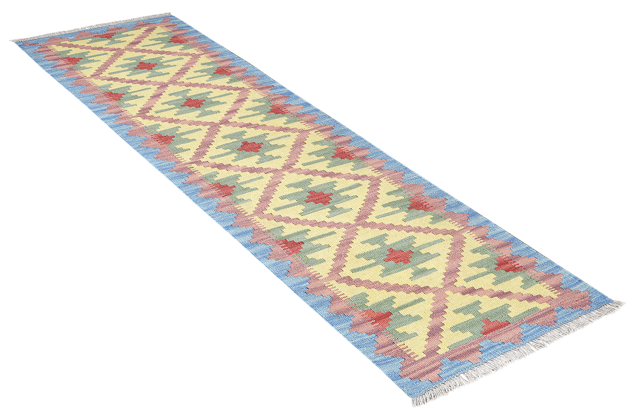 PersaTepp Teppich Kelim Gashgai blau B/H/L: ca. 60x1x198 cm PersaTepp Teppich Kelim Gashgai blau B/H/L: ca. 60x1x198 cm