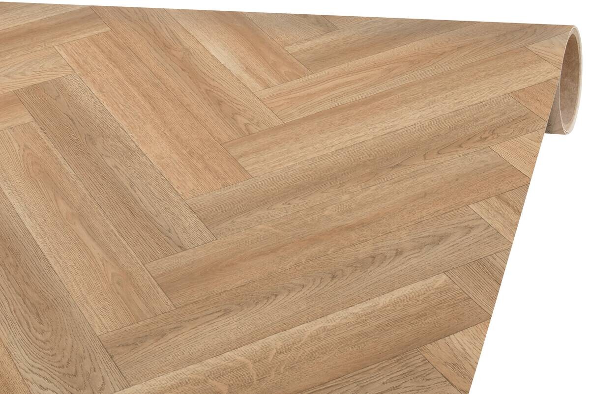 Vinylboden Moonlight Eiche Fischgrät B: ca. 200 cm pro m²