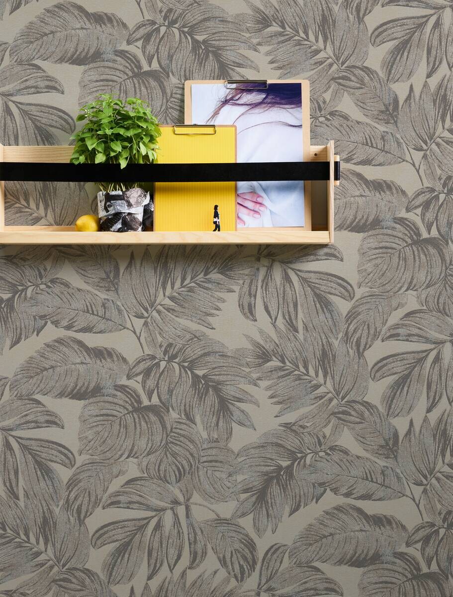 A.S.Creation Vliestapete beige grau B/H/D: ca. 53x1005x10 cm