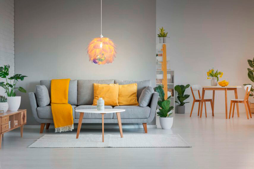 Näve Leuchten Deko-Pendelleuchte NV6117430 bunt Kunststoff B/H/T/L: ca. 41x108,5x41x67 cm E27 1 Brennstellen