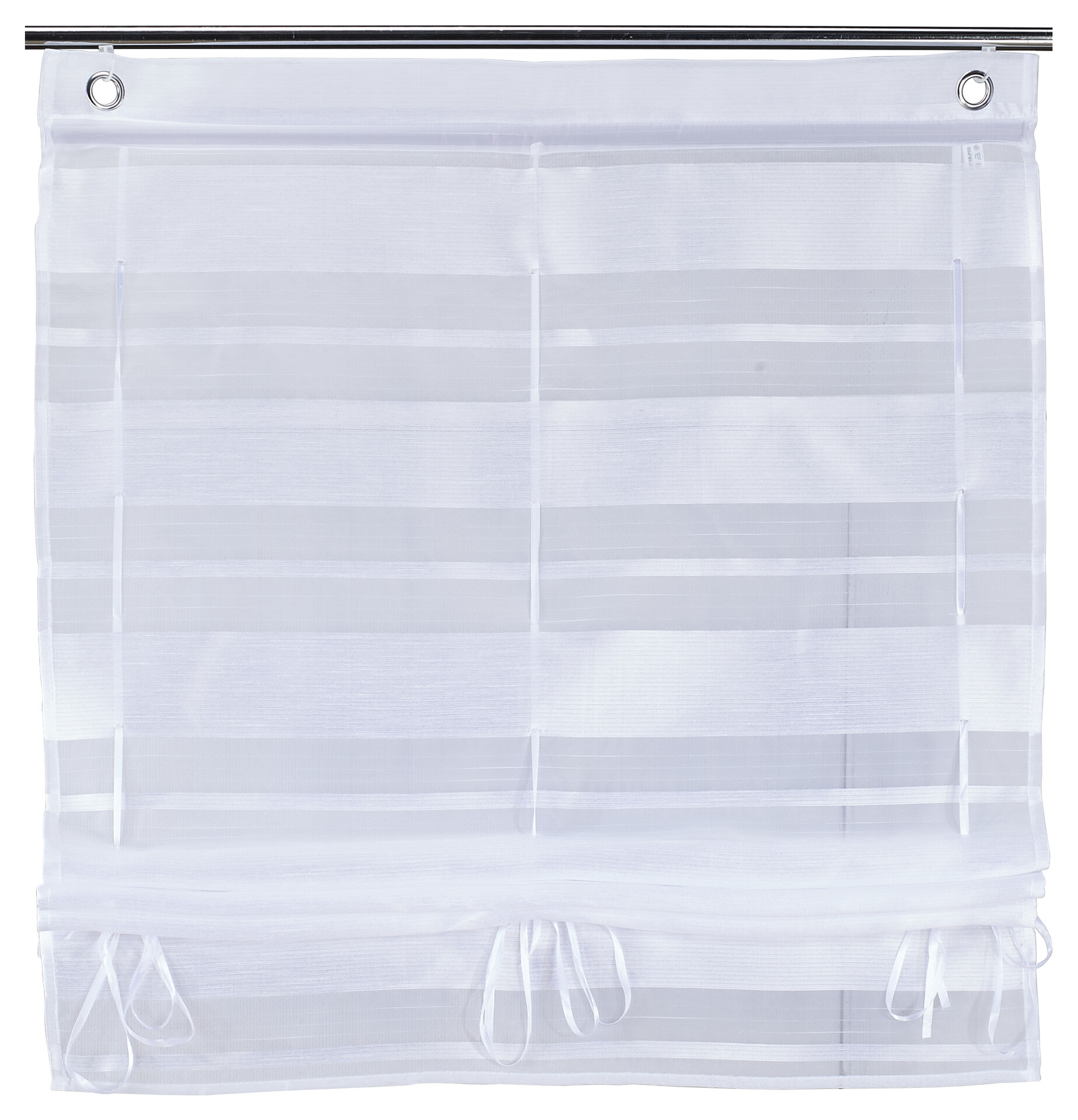 silver edition Bändchenrollo Diana weiß B/L: ca. 100x135 cm