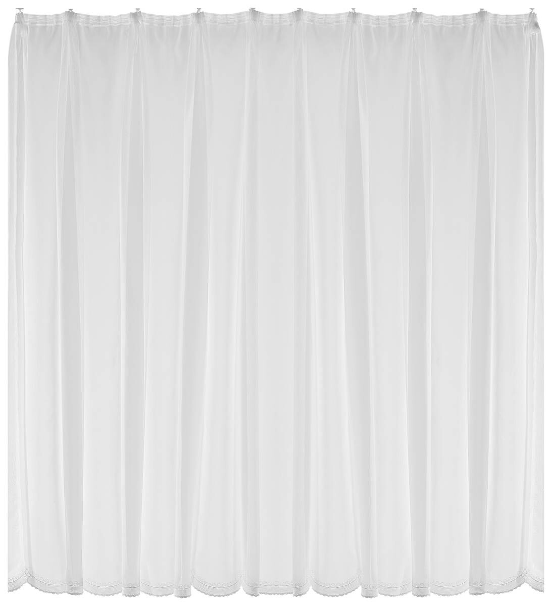 POCOline Fertigstore Mara weiß B/L: ca. 450x145 cm