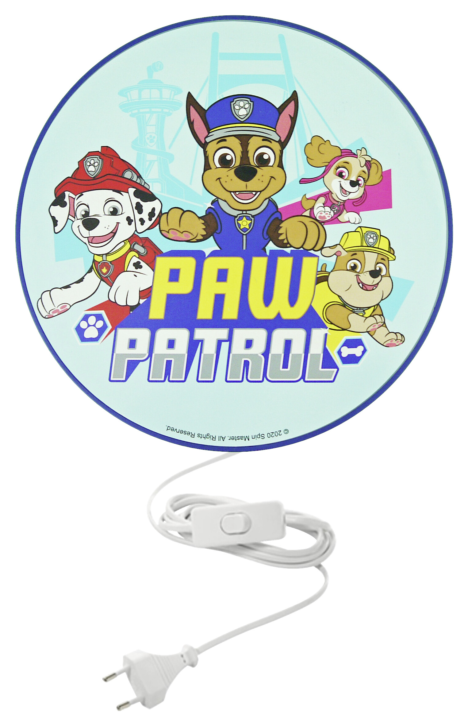 Niermann Kinderwandleuchte Paw Patrol multicolor D: ca. 25 cm E14 1 Brennstellen