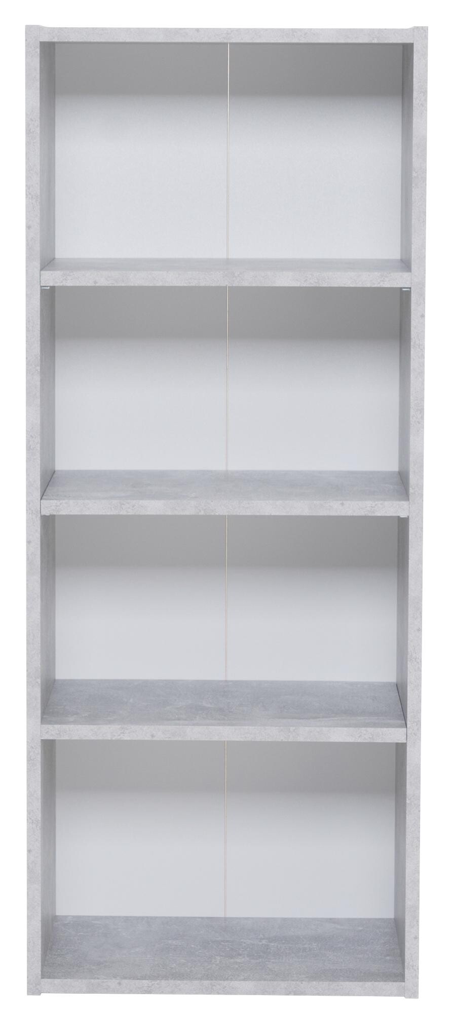 Regal Step 3 Beton Optik weiß B/H/T: ca. 41,5x102x25 cm