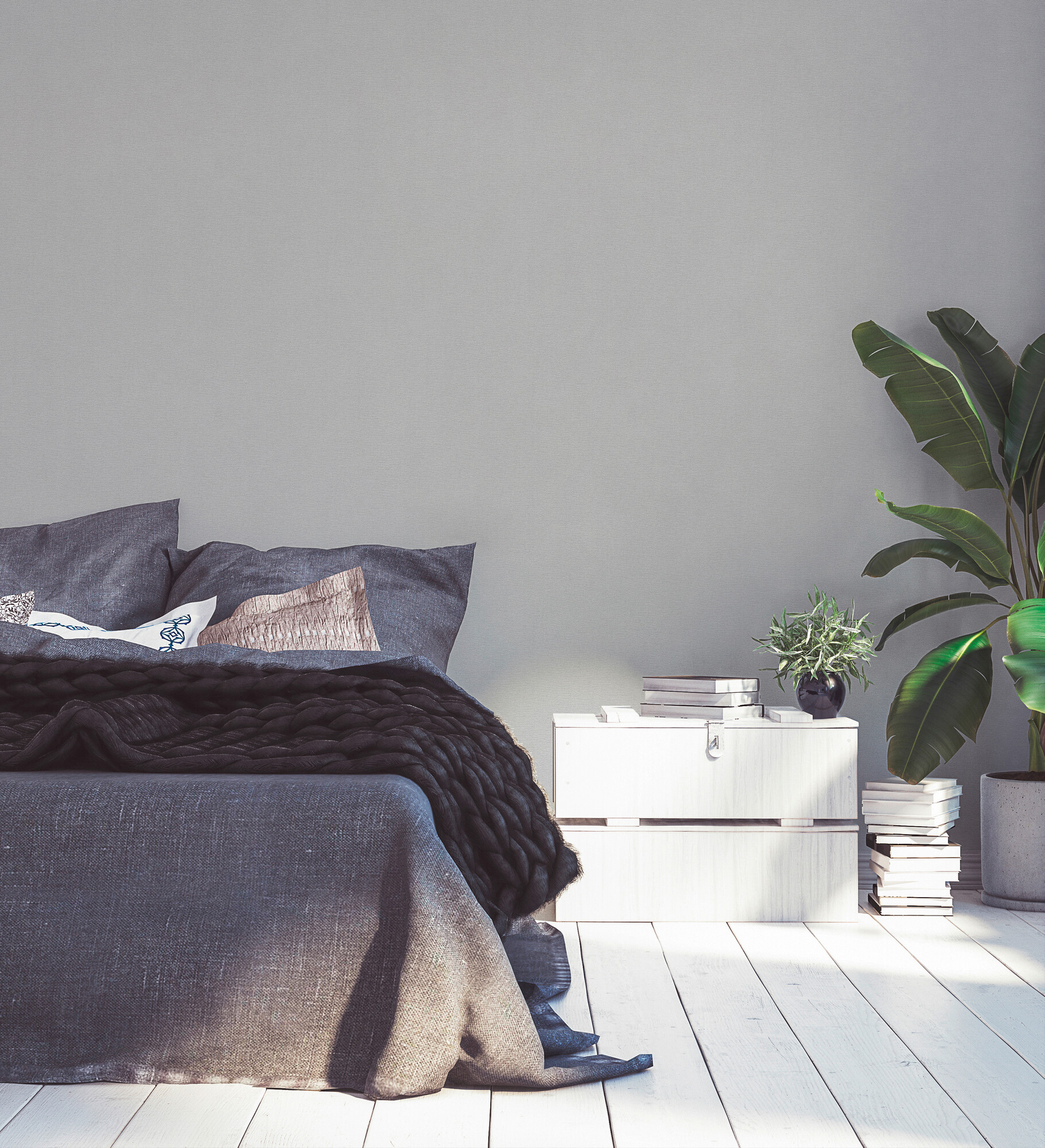 A.S.Creation Vliestapete grau B/H/D: ca. 53x1500x10,8 cm