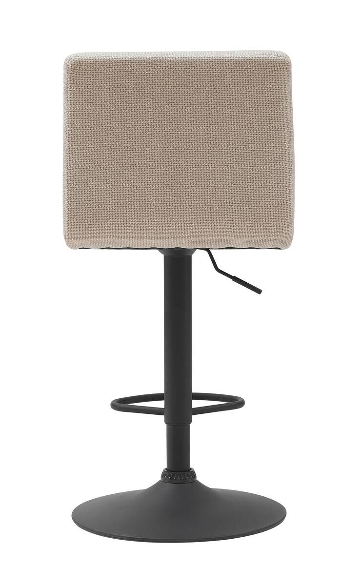 Barhocker Erika beige Microfaser Webstoff B/T: ca. 47x57 cm