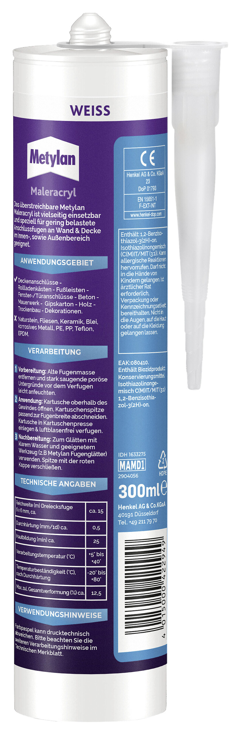 Henkel Metylan Acryl ca. 0,3 l