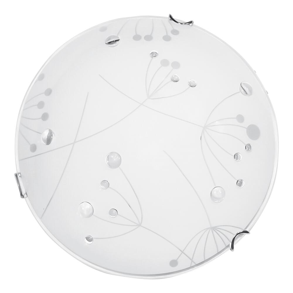 SPOT Light Deckenleuchte Maryland weiß Chrom Glas Metall H/D: ca. 11x50 cm