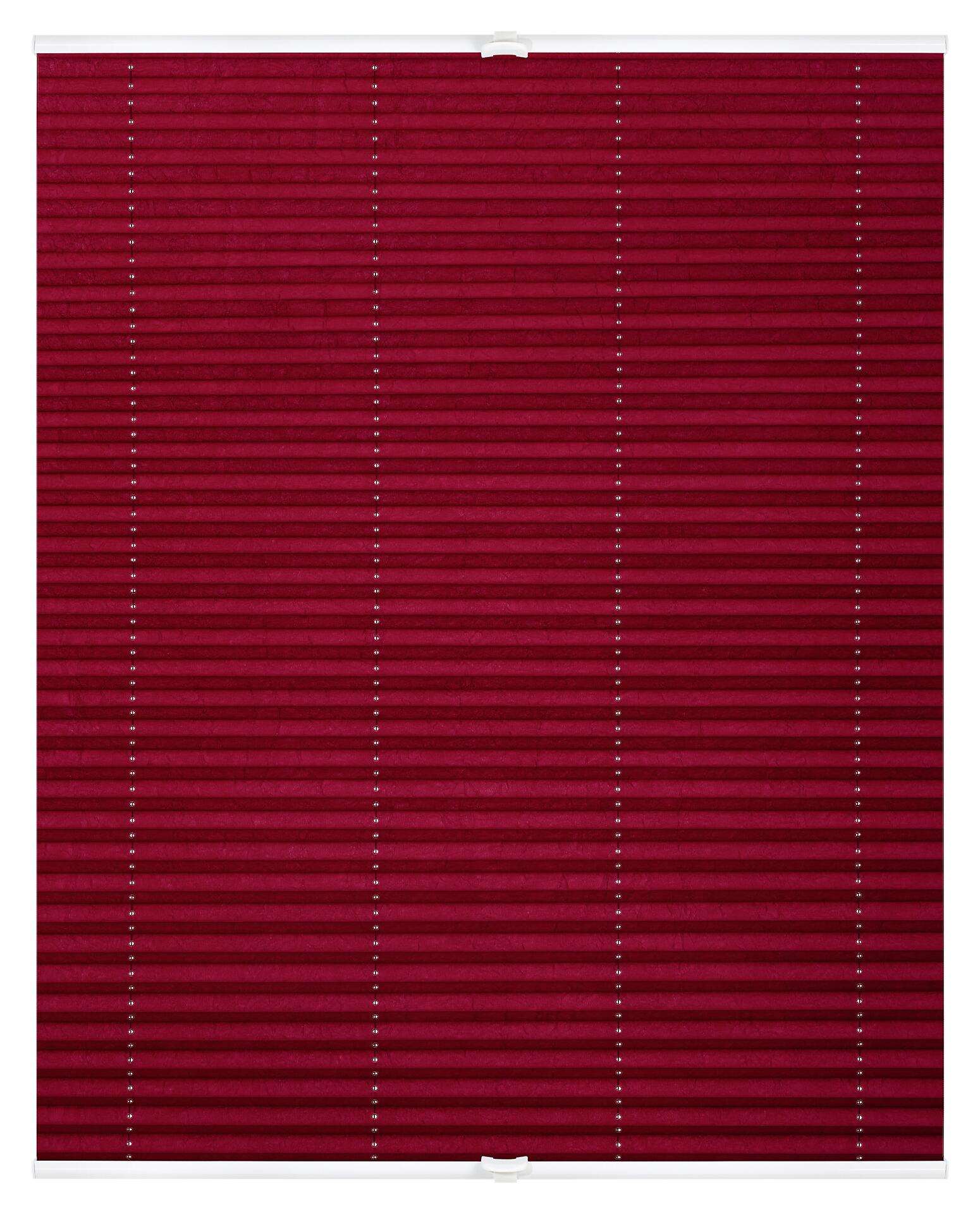 LICHTBLICK Spannplissee brombeer B/L: ca. 60x210 cm