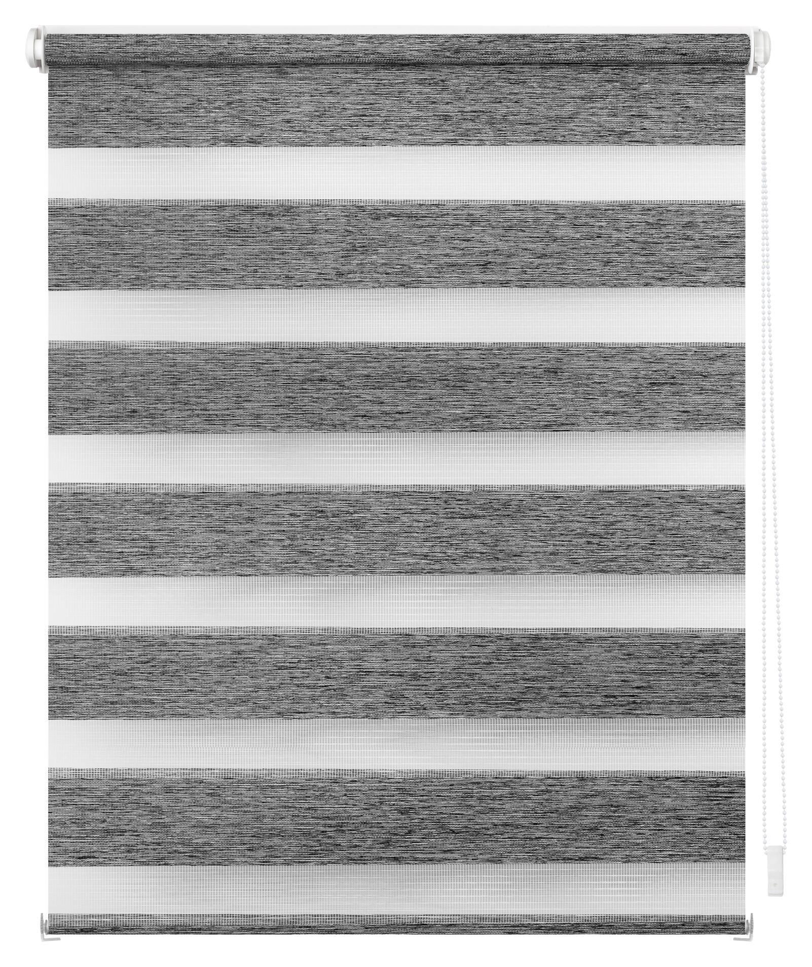 LICHTBLICK Doppelrollo Duo Go Green dunkelgrau B/L: ca. 120x150 cm