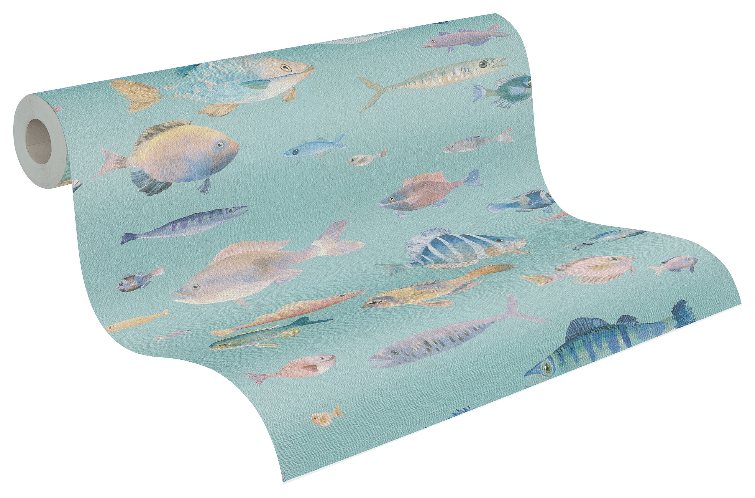 A.S.Creation Vliestapete violett bunt B/H/D: ca. 53x1005x8 cm