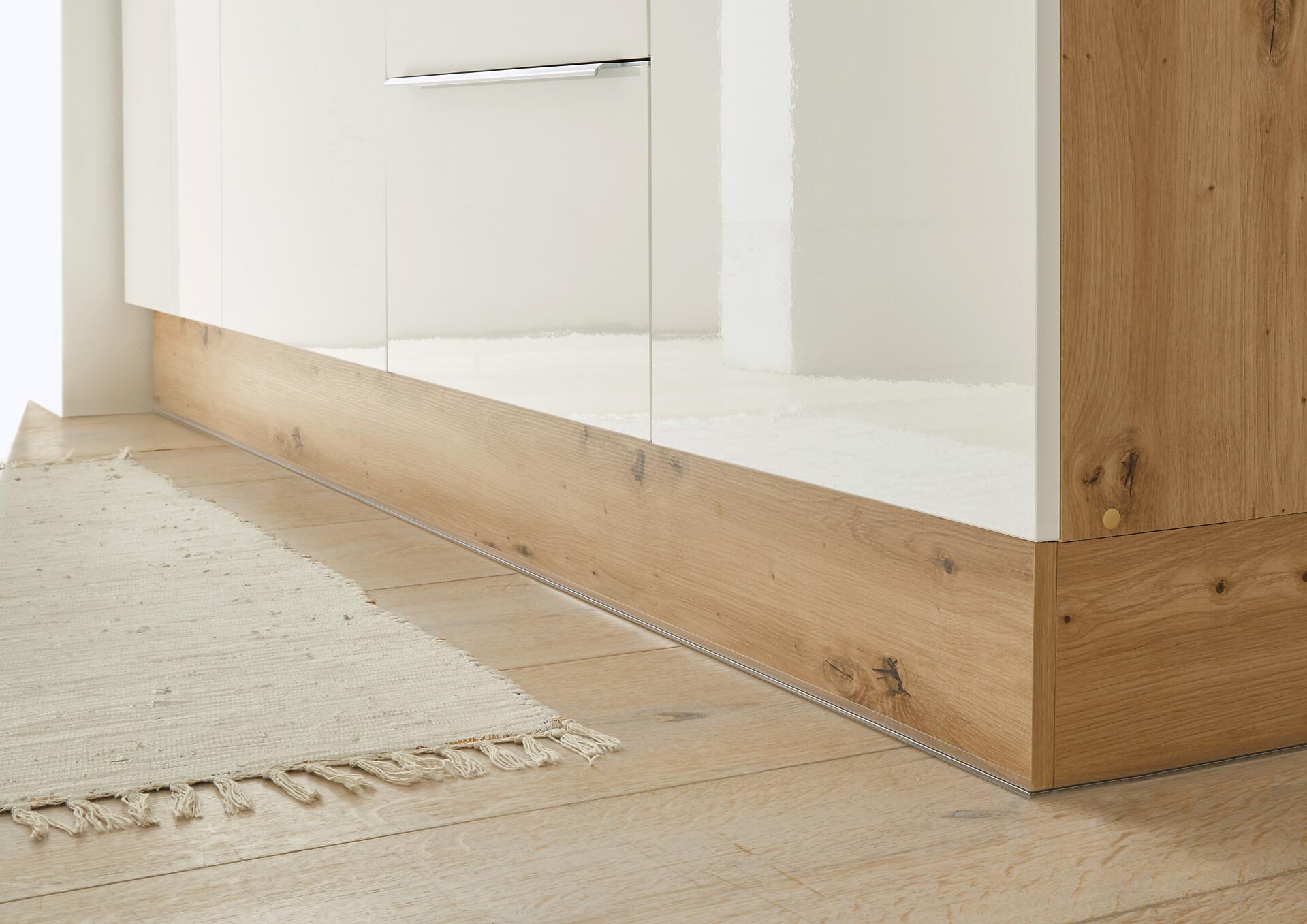 Respekta Küchenblock Marleen weiß Hochglanz B/H/T: ca. 280x211x60 cm