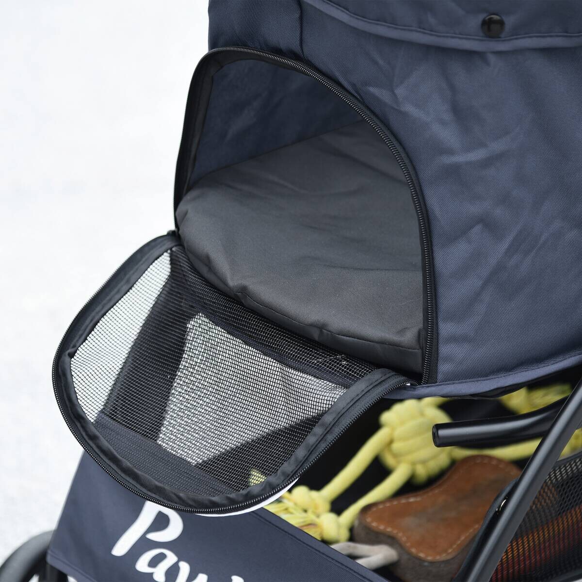 PawHut Hunde-Zubehör blau Polyester B/H/L: ca. 48x81x99 cm