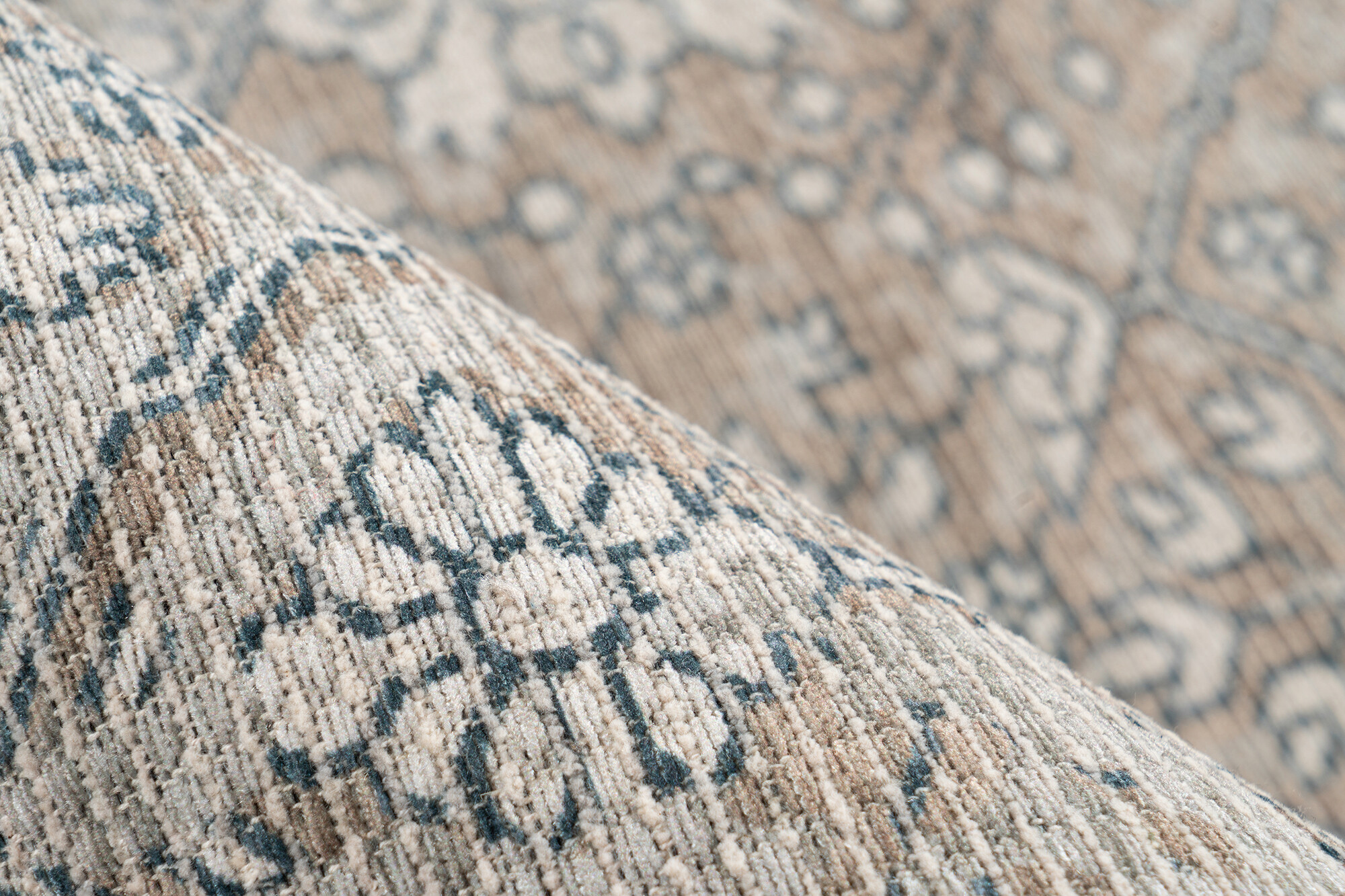 Kayoom Flachflorteppich Perry 125 beige B/L: ca. 160x230 cm