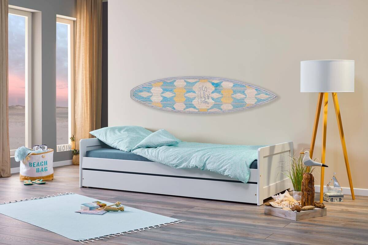 Funktionsliege Surf weiß Liegefläche B/L: ca. 90x200 cm