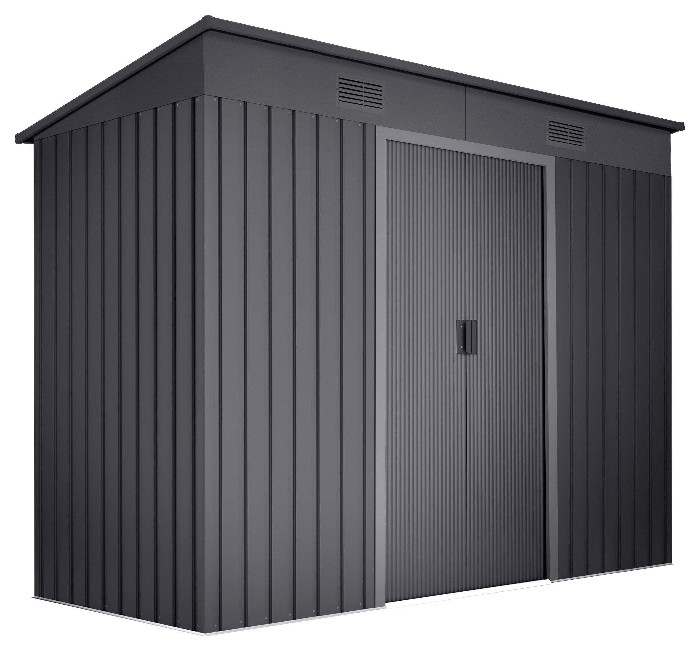 HOGGAR Gerätehaus Oulu anthrazit B/H/L: ca. 238x202x130 cm